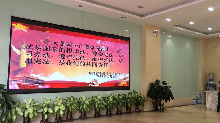 ?？谑袚?dān)保投資有限公司開展12.4國家憲法日宣傳活動